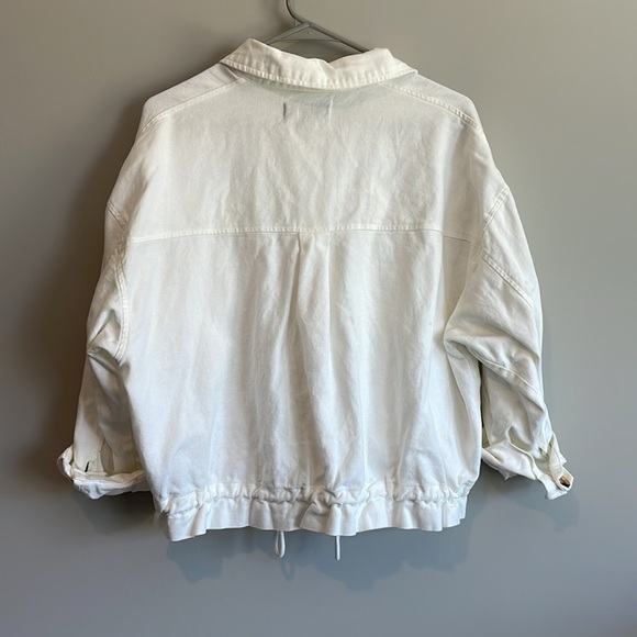 BlankNYC White Cotton & Linen Utility Jacket - Picture 12 of 14
